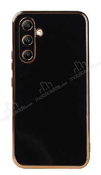 Eiroo Borderline Samsung Galaxy A14 4G Kamera Korumal Siyah Silikon Klf