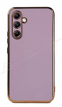 Eiroo Borderline Samsung Galaxy A14 4G Kamera Korumal Mor Silikon Klf
