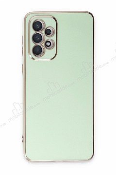 Eiroo Borderline Samsung Galaxy A53 5G Kamera Korumal Yeil Silikon Klf