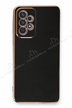 Eiroo Borderline Samsung Galaxy A72 Kamera Korumal Siyah Silikon Klf