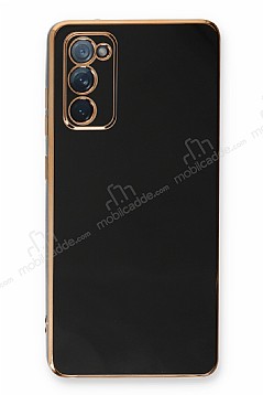 Eiroo Borderline Samsung Galaxy S20 FE Kamera Korumal Siyah Silikon Klf