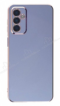 Eiroo Borderline Samsung Galaxy M13 Kamera Korumal Mavi Silikon Klf