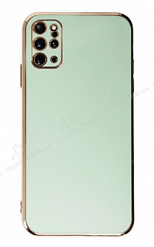 Eiroo Borderline Samsung Galaxy S20 Plus Kamera Korumal Yeil Silikon Klf