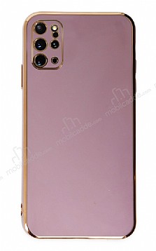 Eiroo Borderline Samsung Galaxy S20 Plus Kamera Korumal Mor Silikon Klf
