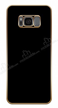 Eiroo Borderline Samsung Galaxy S8 Kamera Korumal Siyah Silikon Klf