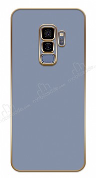 Eiroo Borderline Samsung Galaxy S9 Plus Kamera Korumal Mavi Silikon Klf