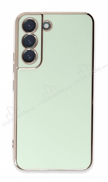 Eiroo Borderline Samsung Galaxy S22 Plus 5G Kamera Korumal Yeil Silikon Klf