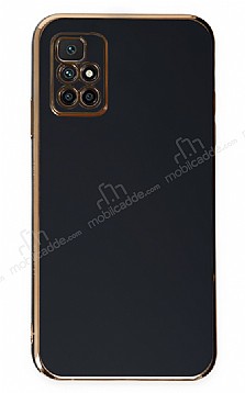 Eiroo Borderline Xiaomi Redmi 10 2022 Kamera Korumal Siyah Silikon Klf