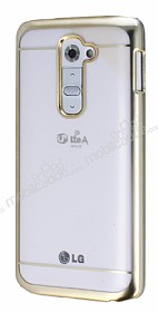 Eiroo Breza LG G2 Gold Kenarl Kristal Klf
