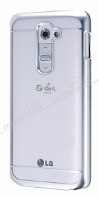Eiroo Breza LG G2 Silver Kenarl Kristal Klf