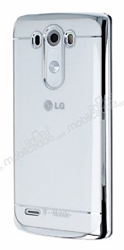 Eiroo Breza LG G3 Silver Kenarl Kristal Klf