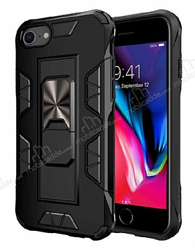 Eiroo Built iPhone SE 2020 Ultra Koruma Siyah Klf