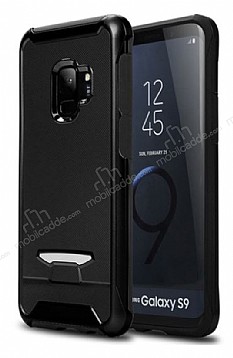 Eiroo Bumblebe Samsung Galaxy S9 Plus Ultra Koruma Siyah Klf