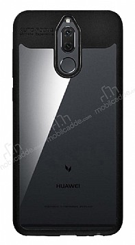 Eiroo Cam Hybrid Huawei Mate 10 Lite Kamera Korumal Siyah Kenarl Rubber Klf