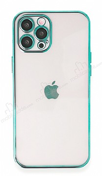 Eiroo Camera Protect iPhone 11 Pro Kamera Korumal Yeil Silikon Klf