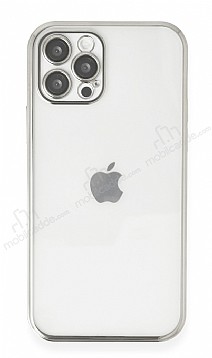 Eiroo Camera Protect iPhone 11 Pro Kamera Korumal Silver Silikon Klf
