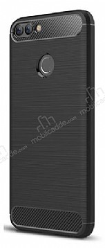 Eiroo Carbon Shield Huawei P Smart Ultra Koruma Siyah Klf