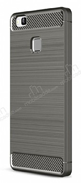 Eiroo Carbon Shield Huawei P9 Lite Ultra Koruma Gri Klf