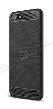 Eiroo Carbon Shield Huawei Y6 2018 Ultra Koruma Siyah Klf