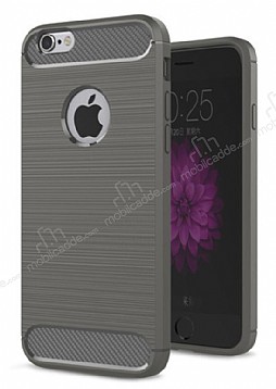 Eiroo Carbon Shield iPhone 6 Plus / 6S Plus Ultra Koruma Gri Klf