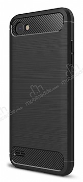 Eiroo Carbon Shield LG Q6 Ultra Koruma Siyah Klf