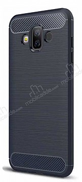 Eiroo Carbon Shield Samsung Galaxy J7 Duo Ultra Koruma Lacivert Klf