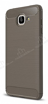 Eiroo Carbon Shield Samsung Galaxy J7 Max Ultra Koruma Dark Silver Klf