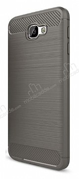 Eiroo Carbon Shield Samsung Galaxy J7 Prime / J7 Prime 2 Ultra Koruma Dark Silver Klf