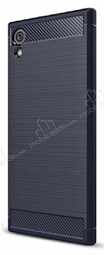 Eiroo Carbon Shield Sony Xperia XA1 Ultra Sper Koruma Lacivert Klf