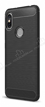 Eiroo Carbon Shield Xiaomi Redmi S2 Ultra Koruma Siyah Klf