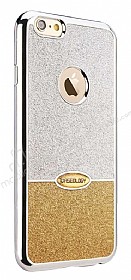 Eiroo Caseology iPhone 6 / 6S Simli Silver + Gold Silikon Klf
