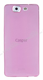 Casper Via V8 Ultra nce effaf Pembe Silikon Klf