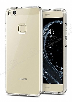 Eiroo Clear Hybrid Huawei P10 Lite Silikon Kenarl effaf Rubber Klf