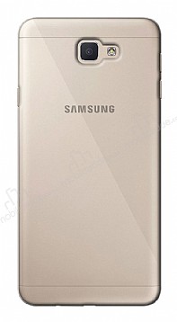 Eiroo Clear Samsung Galaxy C7 Pro effaf Silikon Klf