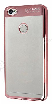 Eiroo Clear Thin Xiaomi Redmi Note 5A / 5A Prime Rose Gold Kenarl effaf Silikon Klf