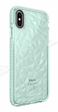 Eiroo Color Crystal iPhone X / XS Yeil Silikon Klf