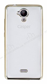 Casper Via E1 Gold Kenarl effaf Silikon Klf