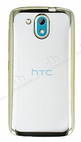 HTC Desire 526 Gold Kenarl effaf Silikon Klf