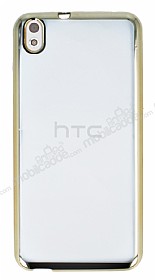 HTC Desire 816 Gold Kenarl effaf Silikon Klf