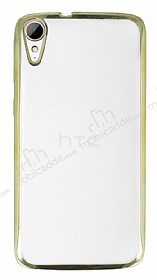 HTC Desire 828 Gold Kenarl effaf Silikon Klf