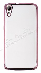 HTC Desire 828 Rose Gold Kenarl effaf Silikon Klf
