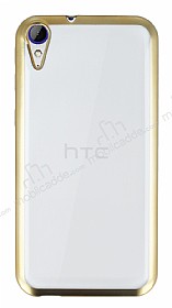 HTC Desire 830 Gold Kenarl effaf Silikon Klf
