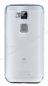 Huawei G8 Silver Kenarl effaf Silikon Klf