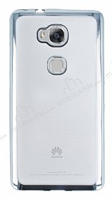 Huawei GR5 Silver Kenarl effaf Silikon Klf