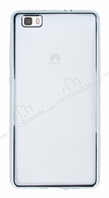 Huawei P8 Lite Silver Kenarl effaf Silikon Klf