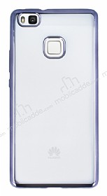 Huawei P9 Lite Dark Silver Kenarl effaf Silikon Klf