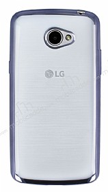 LG K5 Dark Silver Kenarl effaf Silikon Klf