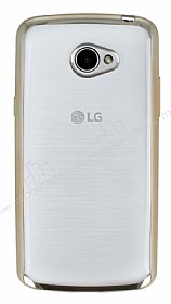 LG K5 Gold Kenarl effaf Silikon Klf