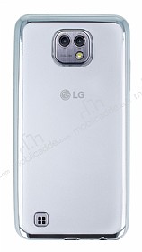 LG X cam Silver Kenarl effaf Silikon Klf