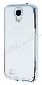 Samsung i9500 Galaxy S4 Silver Kenarl Silikon Klf